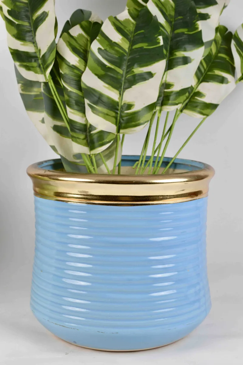 Classic Ceramic Planter — 4.5" Dia × 5" Height — Primary View