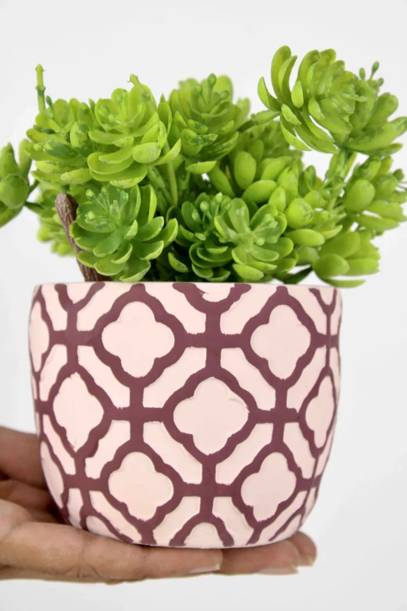 Classic Ceramic Planter — 5.5" Dia × 4.5" Height — Primary View