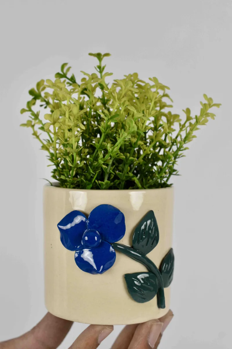 Classic Ceramic Planter — 6.5" Dia × 6.5" Height — Primary View