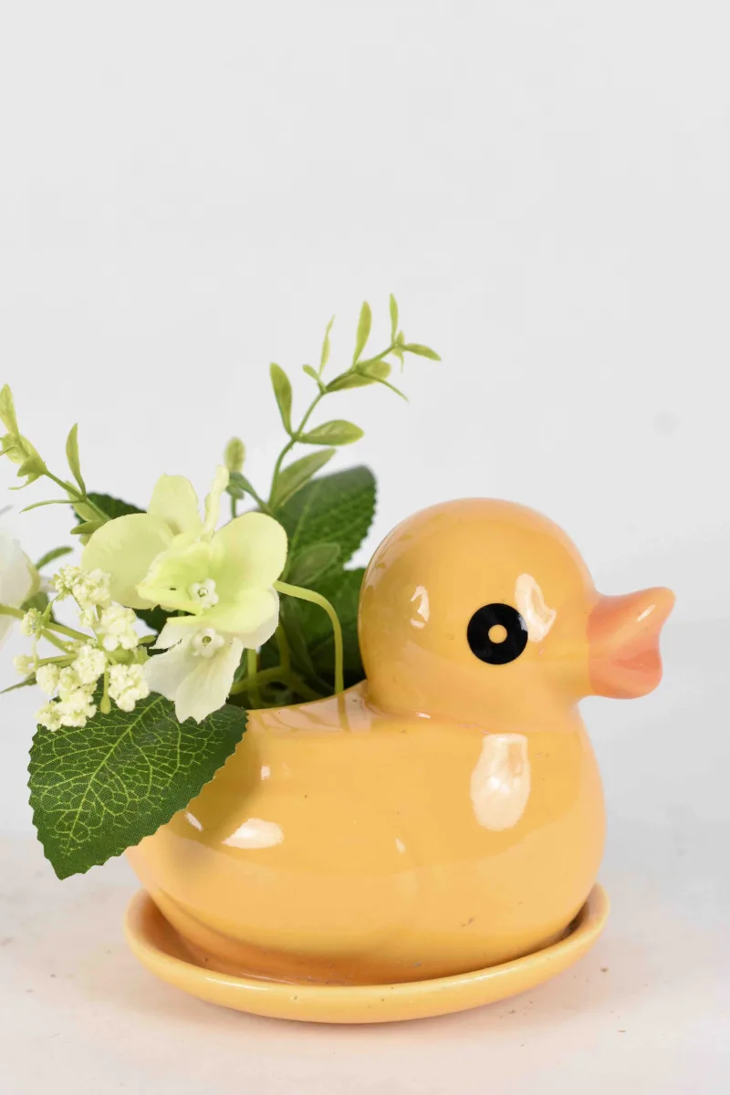 Classic Ceramic Planter — 10" Dia × 7" Height — Primary View