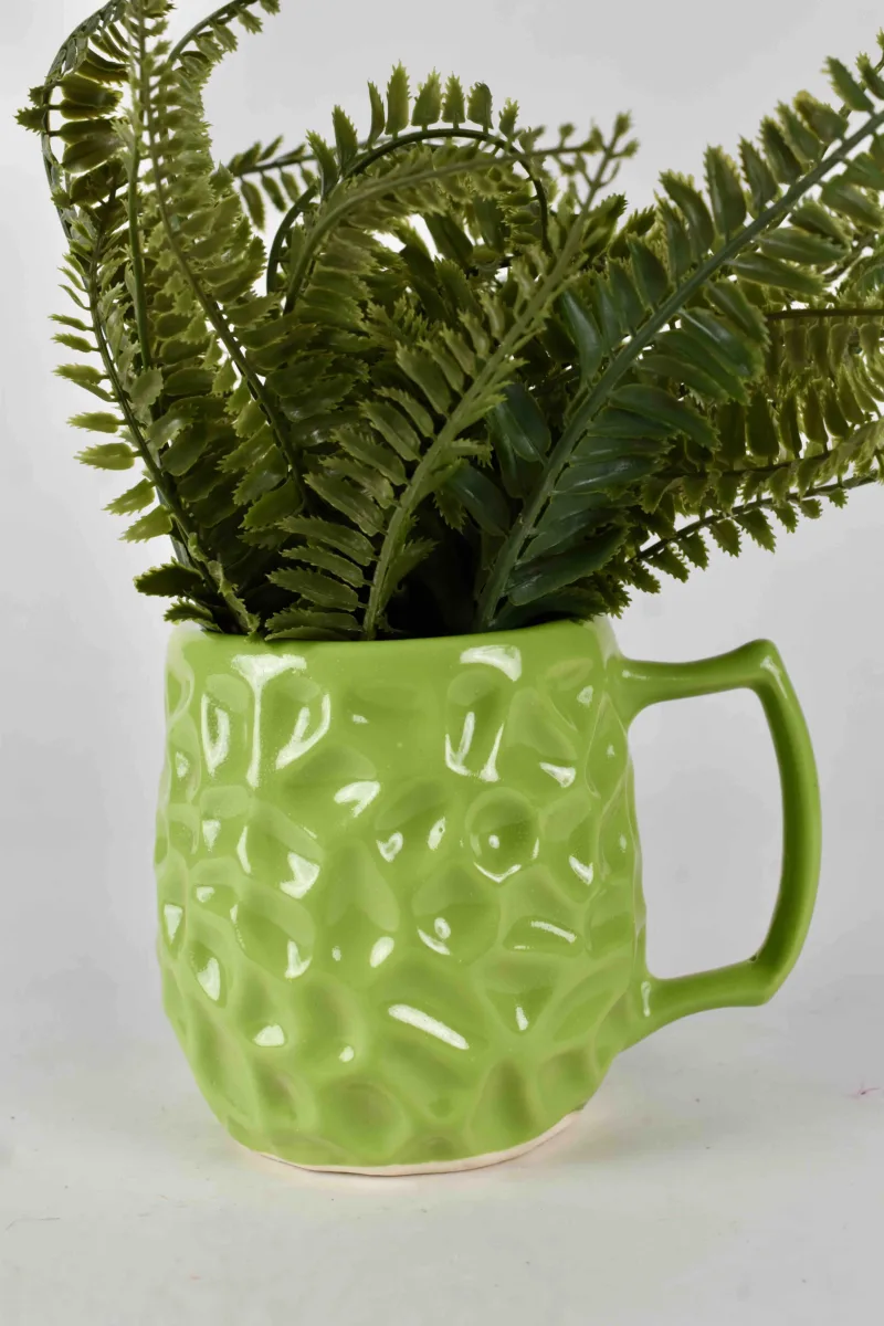 Classic Ceramic Planter — 8" Dia × 4" Height — Primary View
