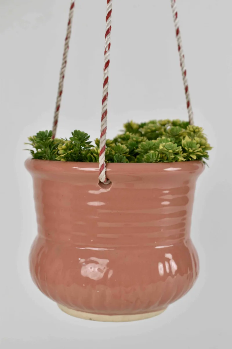 Classic Ceramic Planter — 4" Dia × 4" Height — Primary View