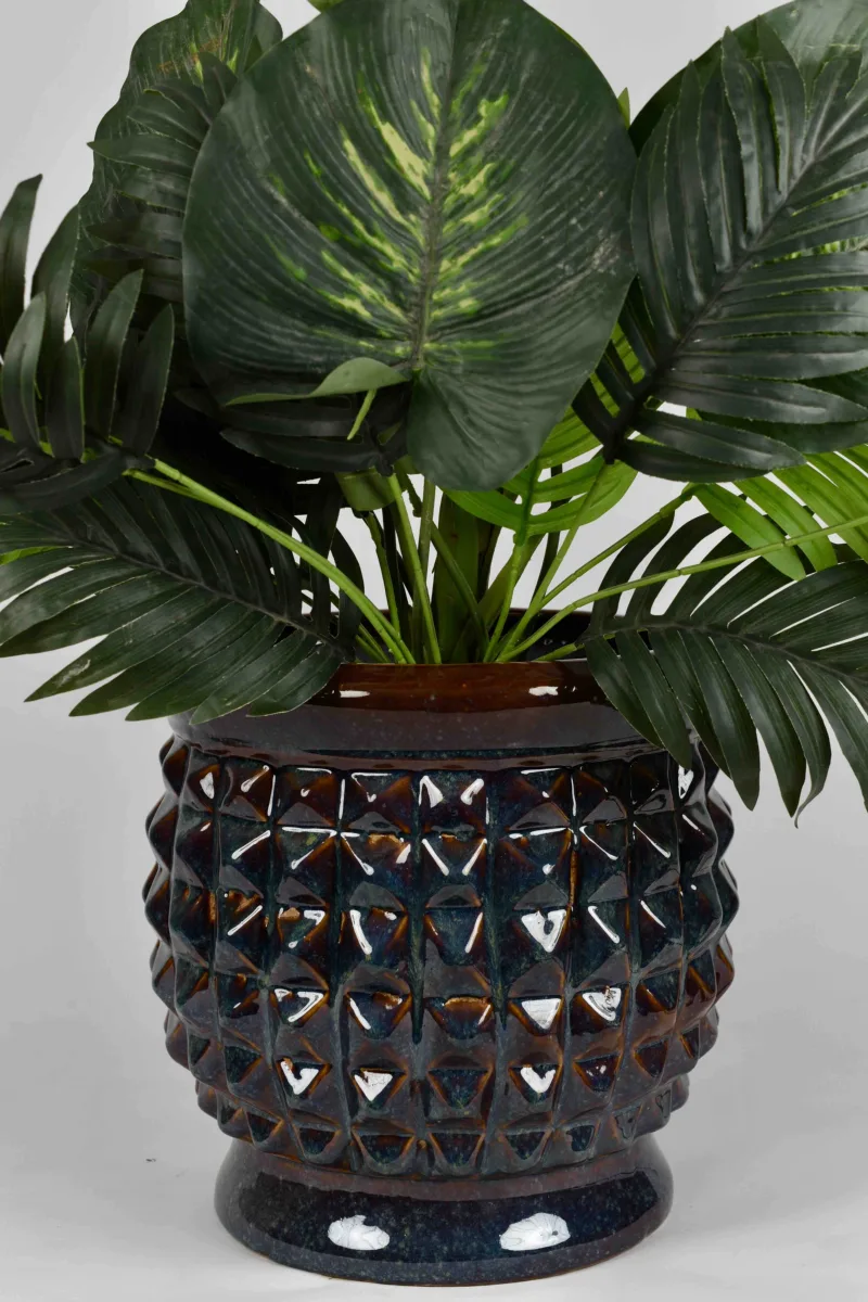 Classic Ceramic Planter — 4" Dia × 4" Height — Primary View