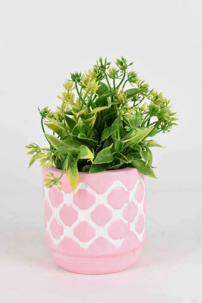 Classic Ceramic Planter — 4" Dia × 3.5" Height — Primary View