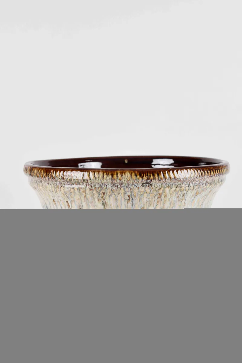 Classic Ceramic Planter — 11" Dia × 10.5" Height — Primary View