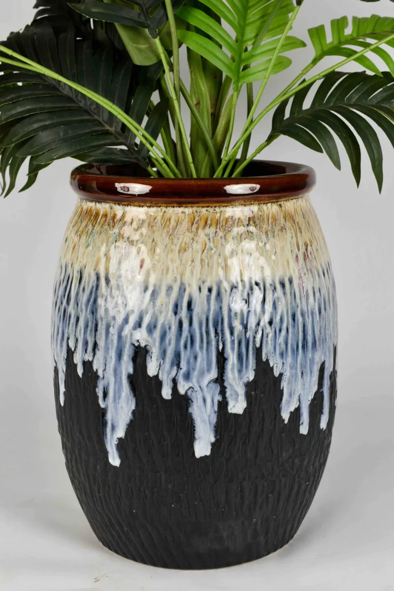 Classic Ceramic Planter — 4" Dia × 4" Height — Primary View