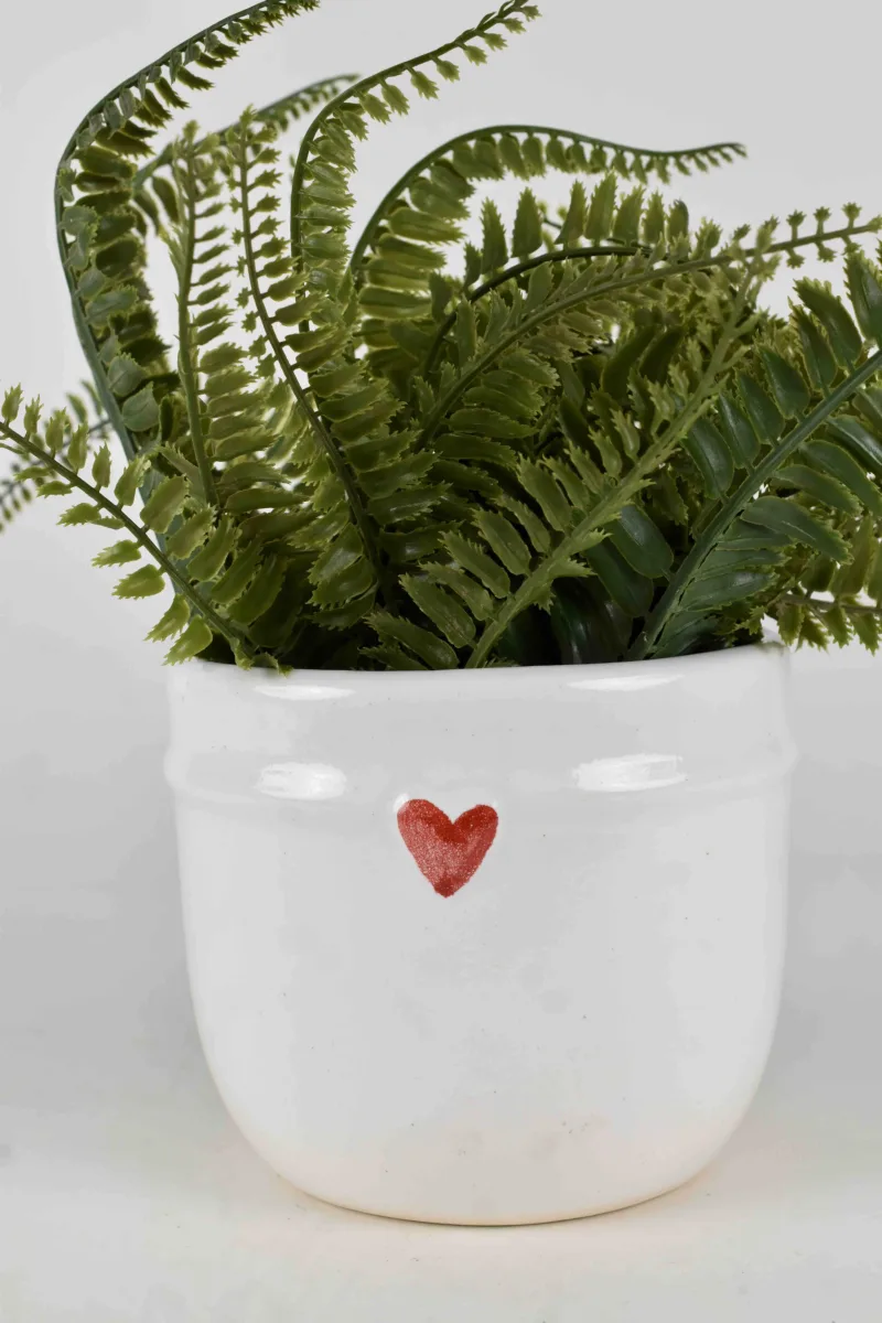 Classic Ceramic Planter — 5" Dia × 4" Height — Primary View