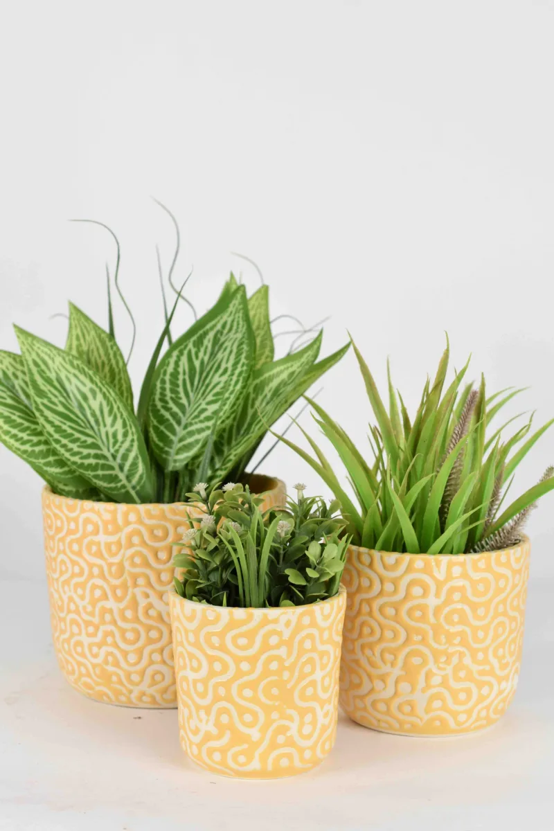 Classic Ceramic Planter — 3.5" Dia × 3.5" Height — Primary View