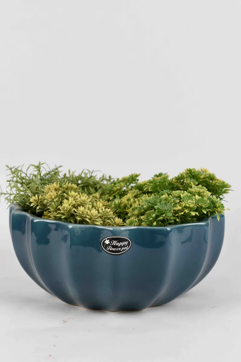 Classic Ceramic Planter — 4" Dia × 3" Height — Primary View