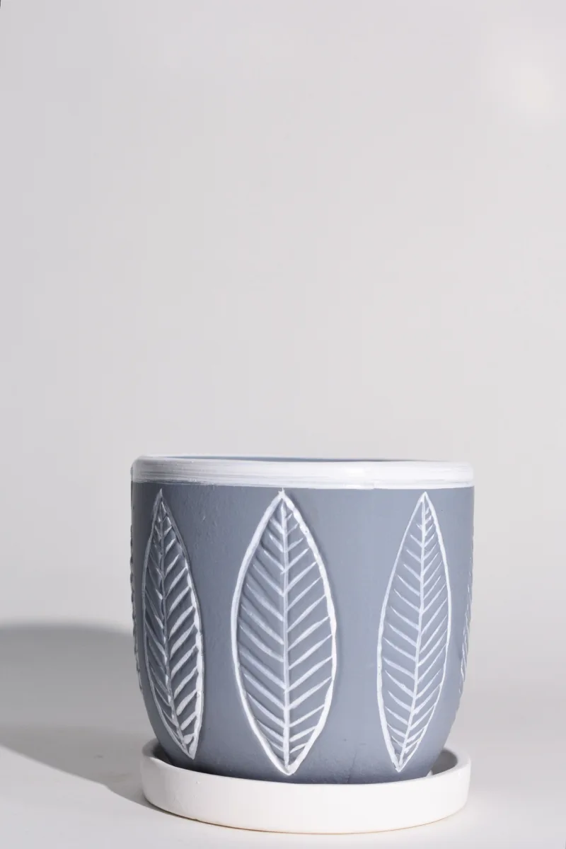 Classic Ceramic Planter — 7.5" Dia × 9.5" Height — Primary View