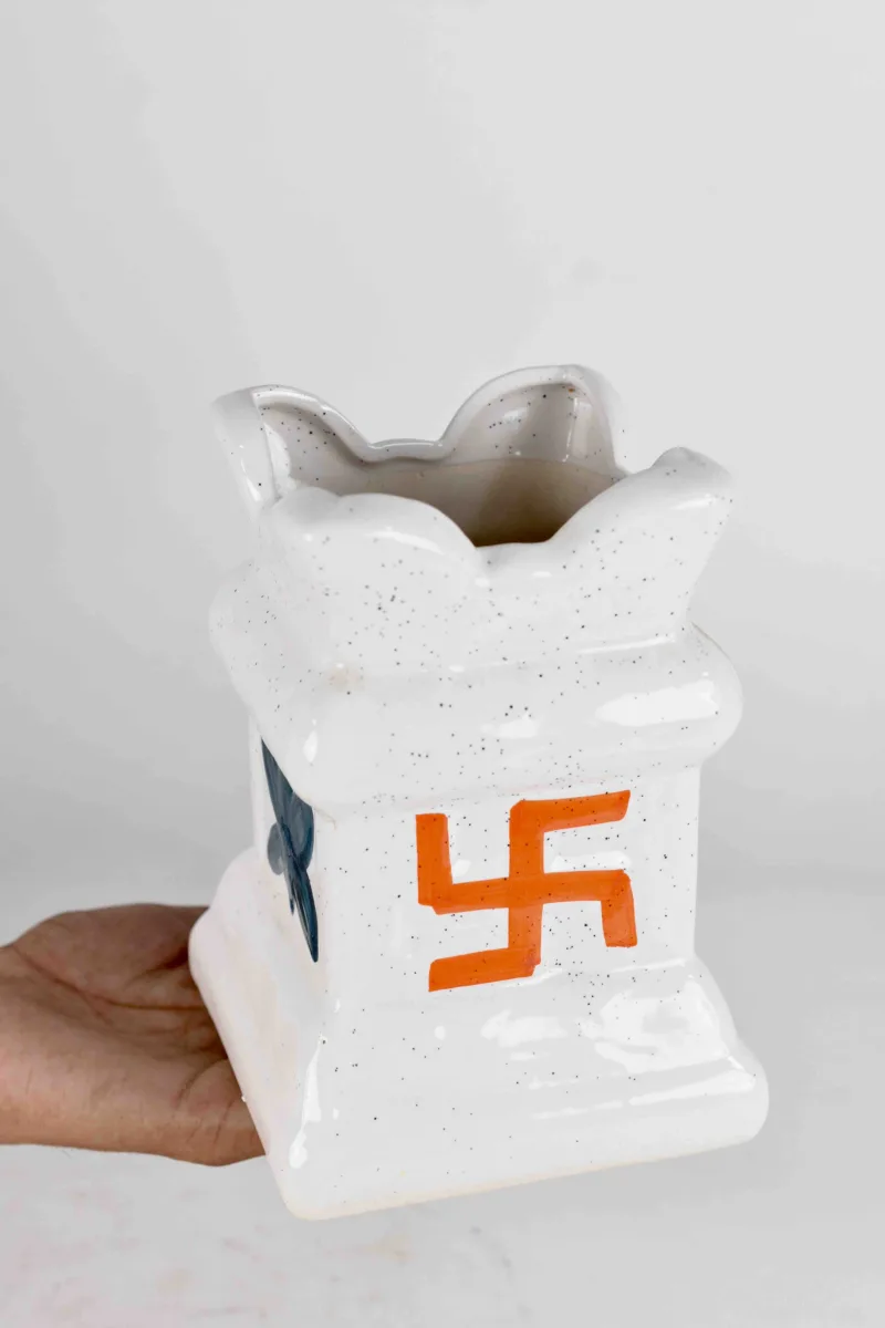 Classic Ceramic Planter — 4" Dia × 3.5" Height — Primary View