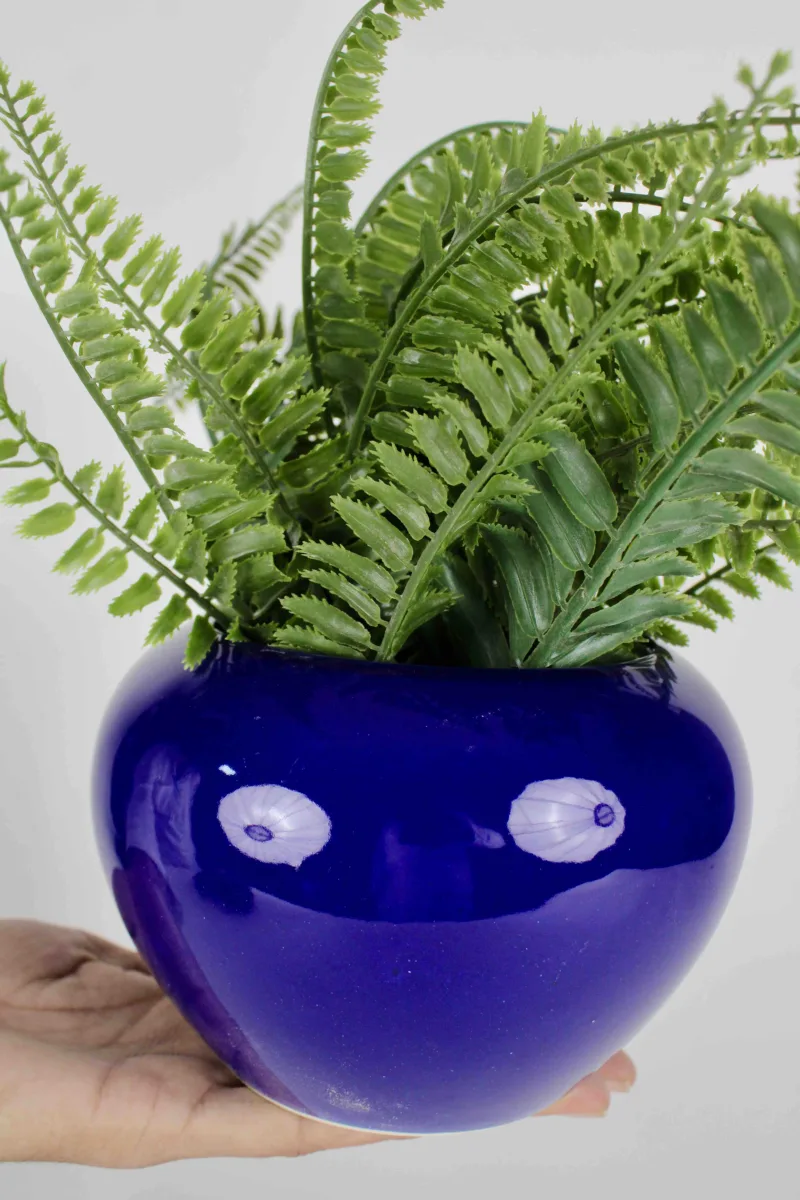 Classic Ceramic Planter — 5" Dia × 4" Height — Primary View