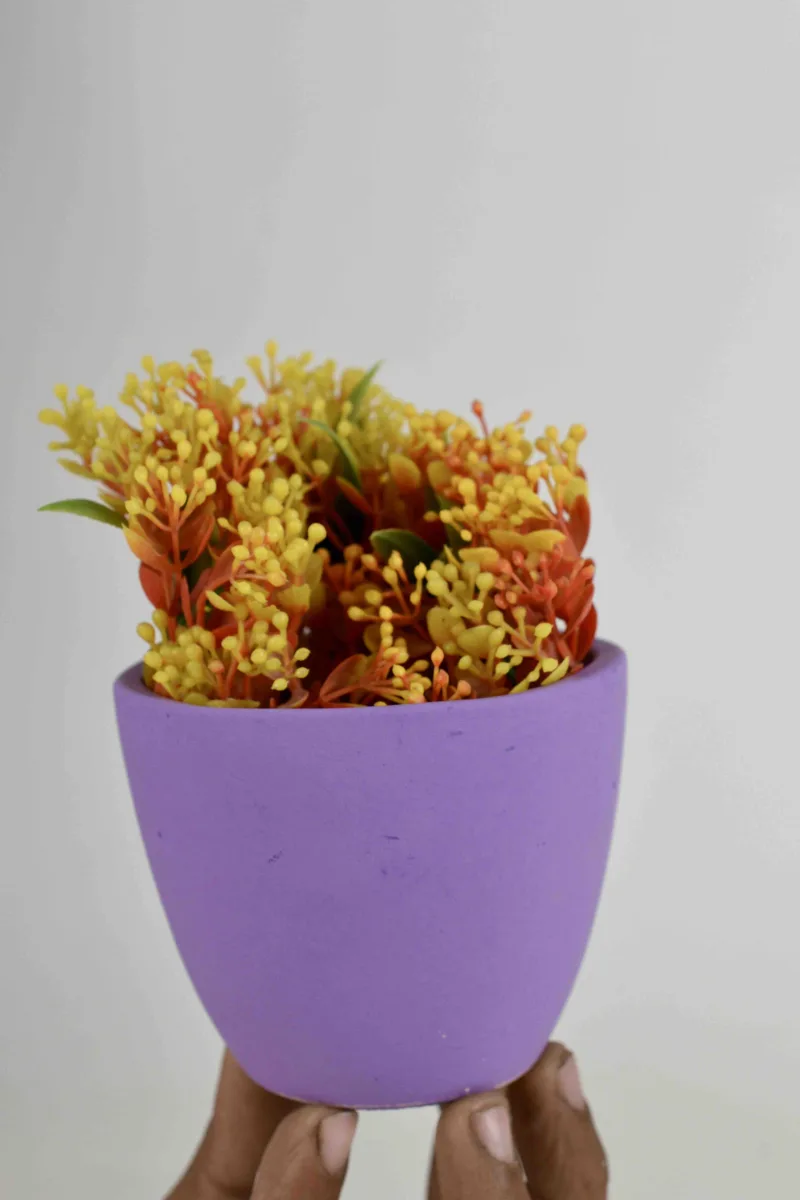 Classic Ceramic Planter — 12" Dia × 10.5" Height — Primary View