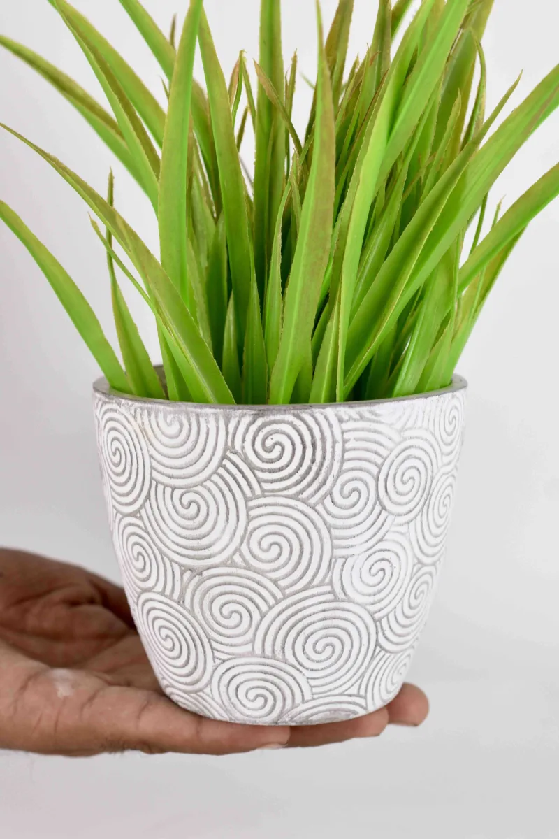 Classic Ceramic Planter — 11" Dia × 3" Height — Primary View