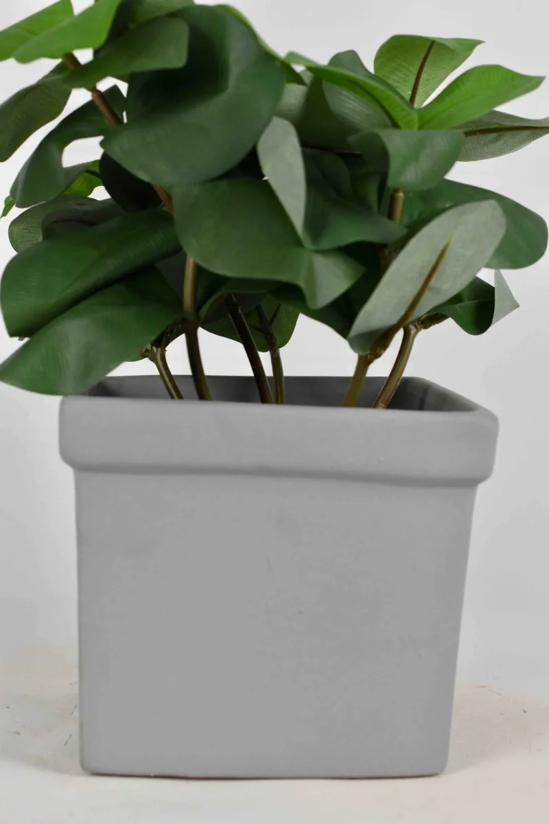 Classic Ceramic Planter — 4" Dia × 4" Height — Primary View