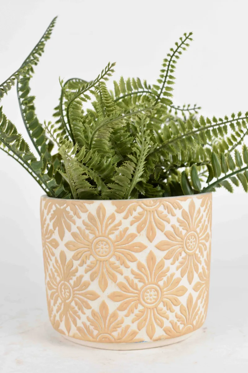 Classic Ceramic Planter — 11" Dia × 3" Height — Primary View