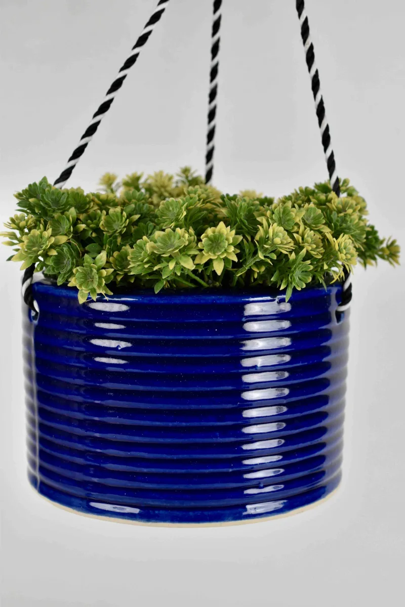 Classic Ceramic Planter — 8" Dia × 6.5" Height — Primary View