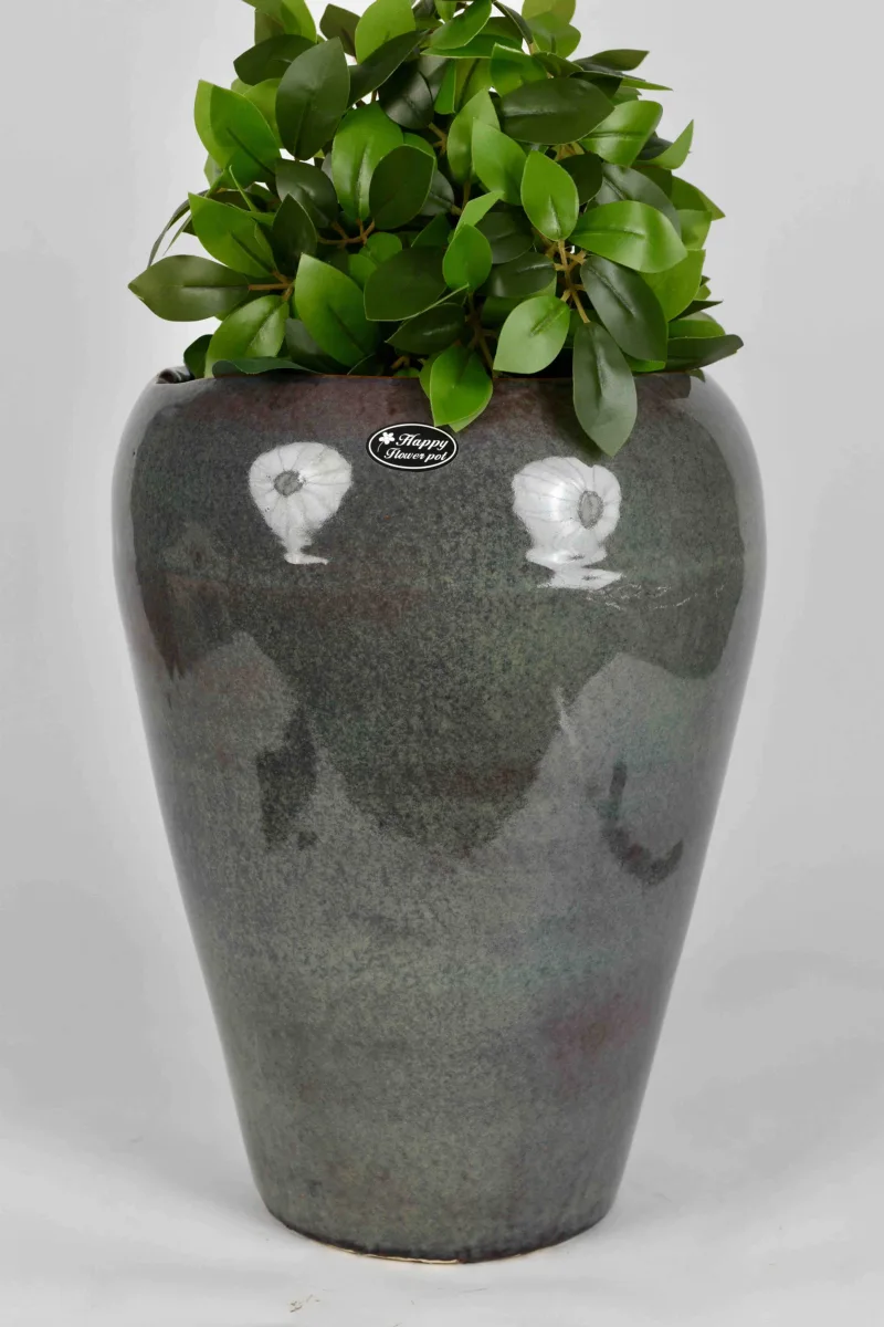 Classic Ceramic Planter — 4.5" Dia × 3.5" Height — Primary View