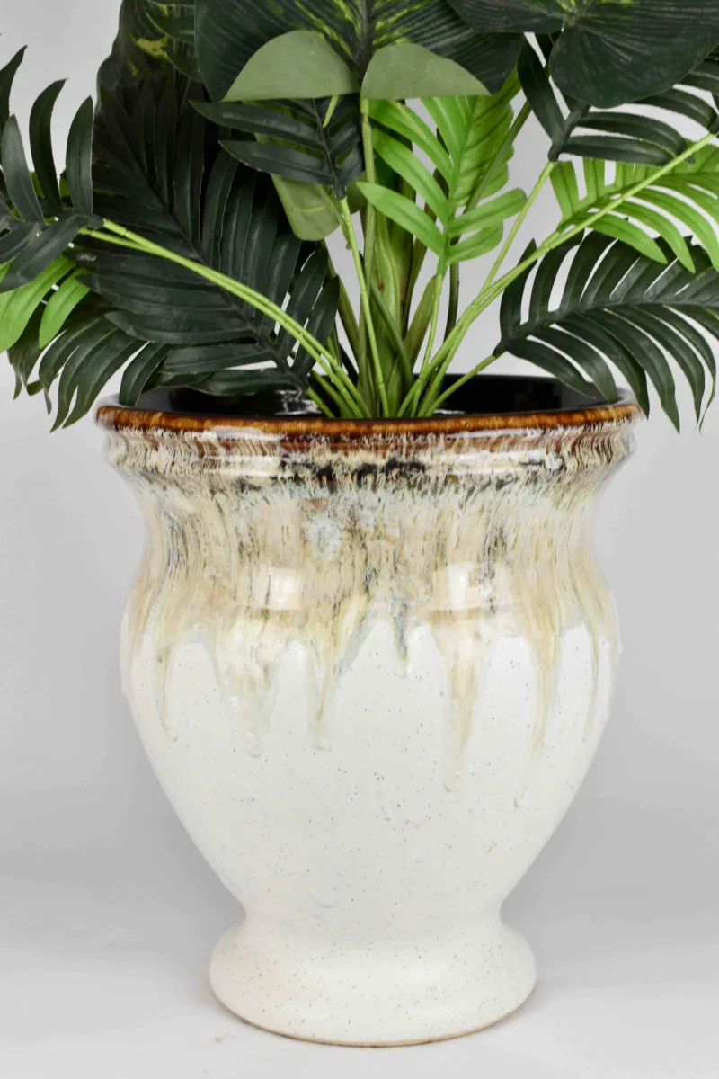 Classic Ceramic Planter — 5" Dia × 5" Height — Primary View