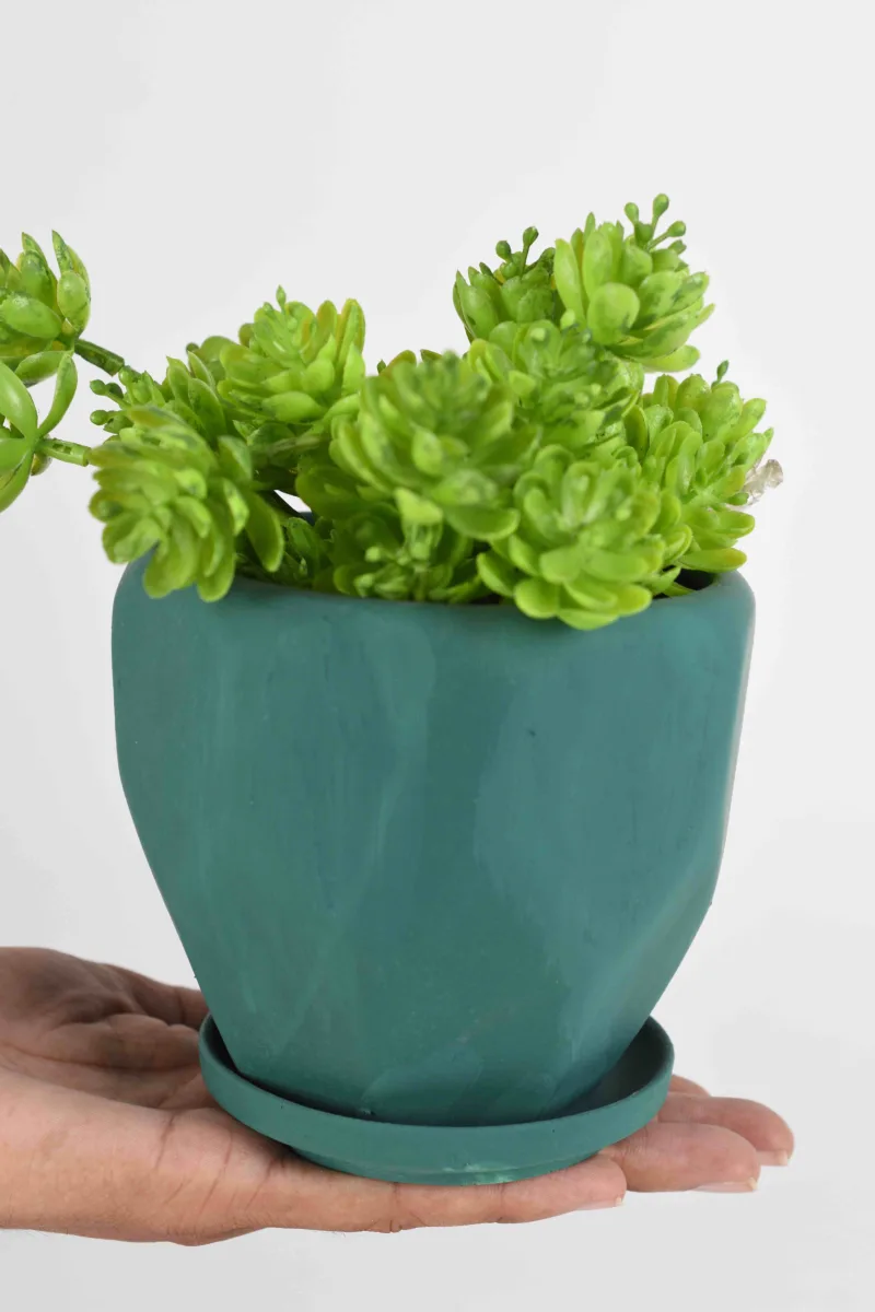 Classic Ceramic Planter Set of 2 (2" Dia) — Primary View