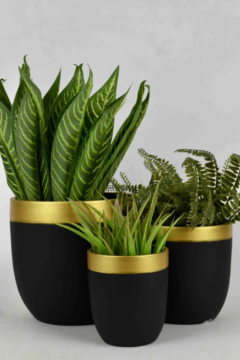 Classic Ceramic Planter — 4" Dia × 4" Height — Primary View