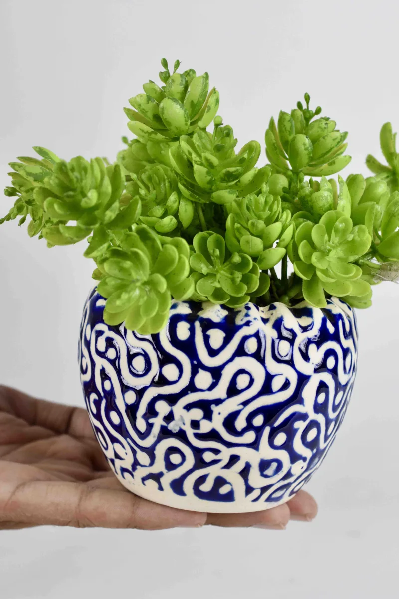 Classic Ceramic Planter — 18" Dia × 3" Height — Primary View