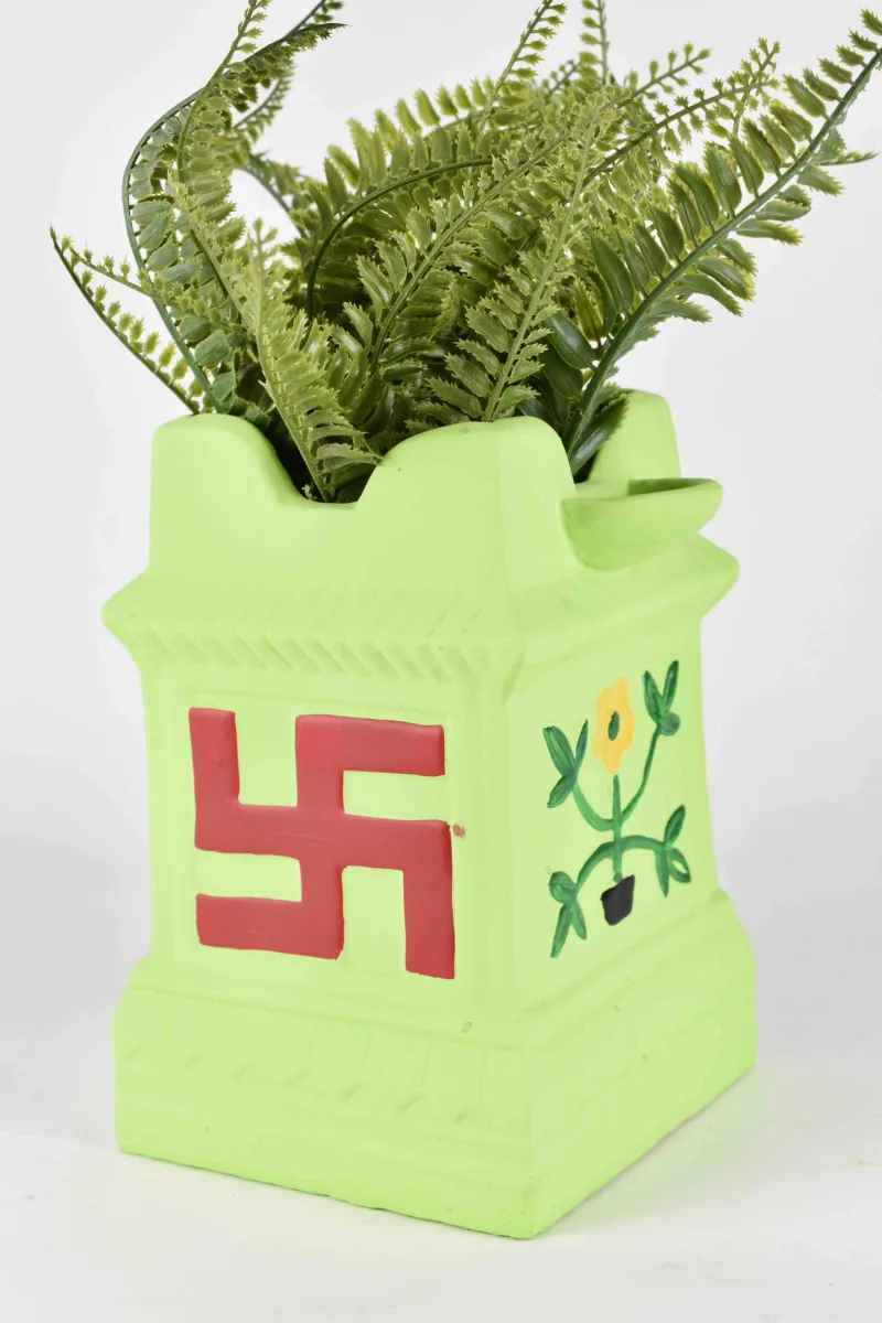 Classic Ceramic Planter — 5" Dia × 4.5" Height — Primary View