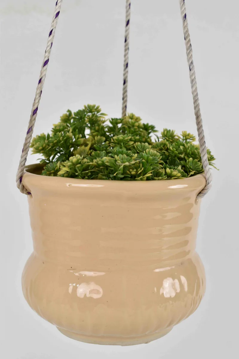 Classic Ceramic Planter — 4.5" Dia × 4" Height — Primary View
