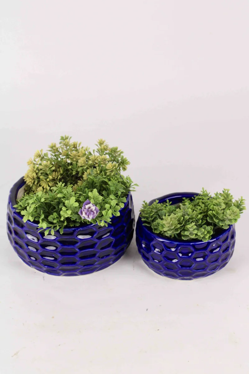 Classic Ceramic Planter Set of 2 (2" Dia) — Primary View