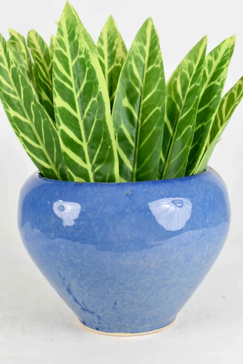 Classic Ceramic Planter — 9" Dia × 13.5" Height — Primary View