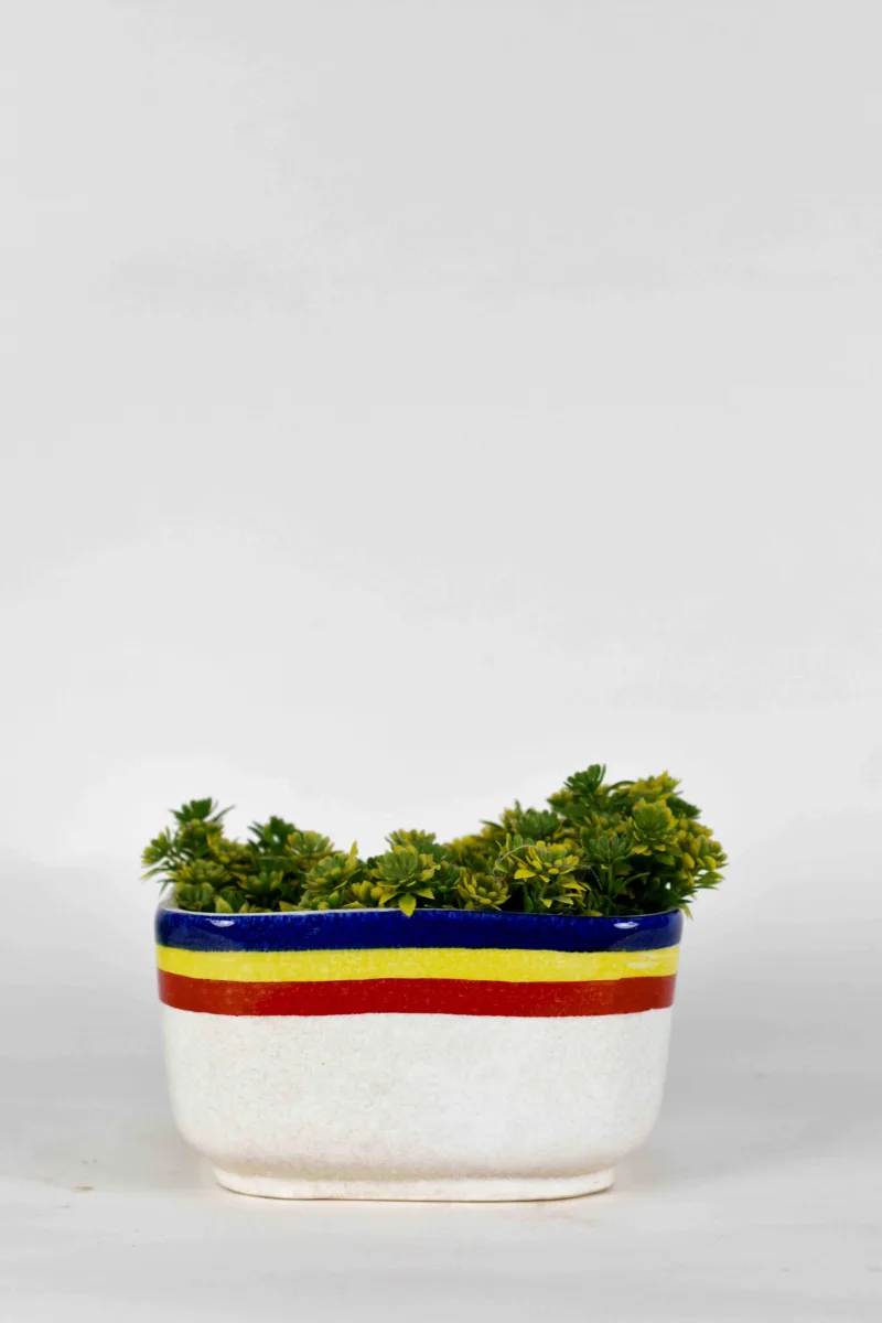 Classic Ceramic Planter — 6" Dia × 6" Height — Primary View
