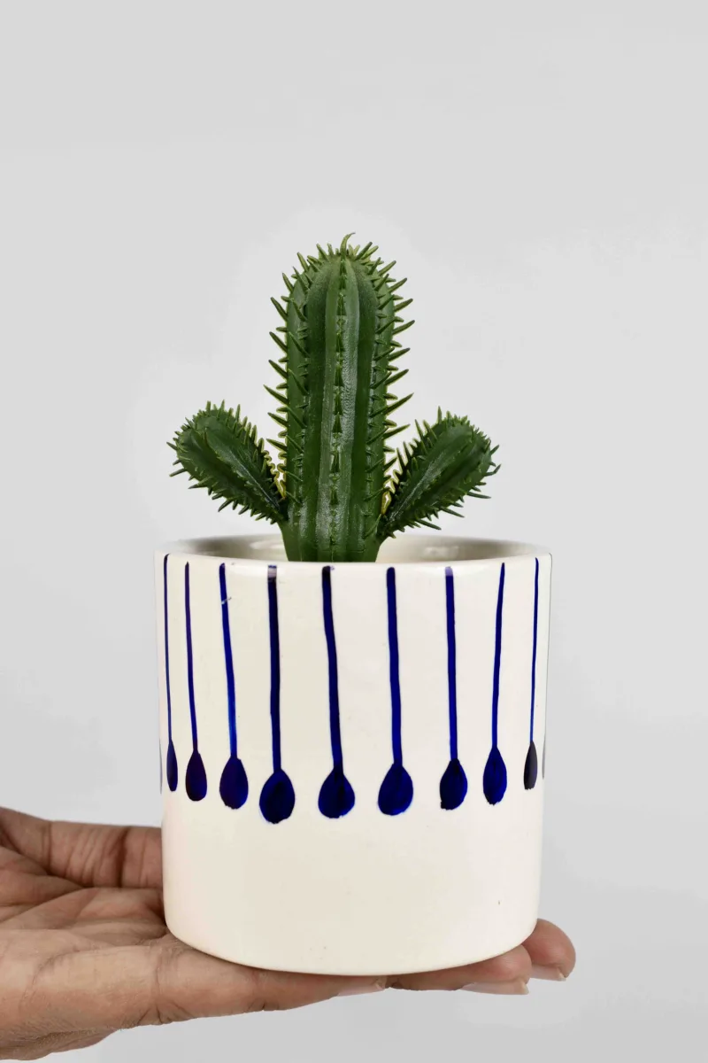 Classic Ceramic Planter — 3.5" Dia × 3.5" Height — Primary View
