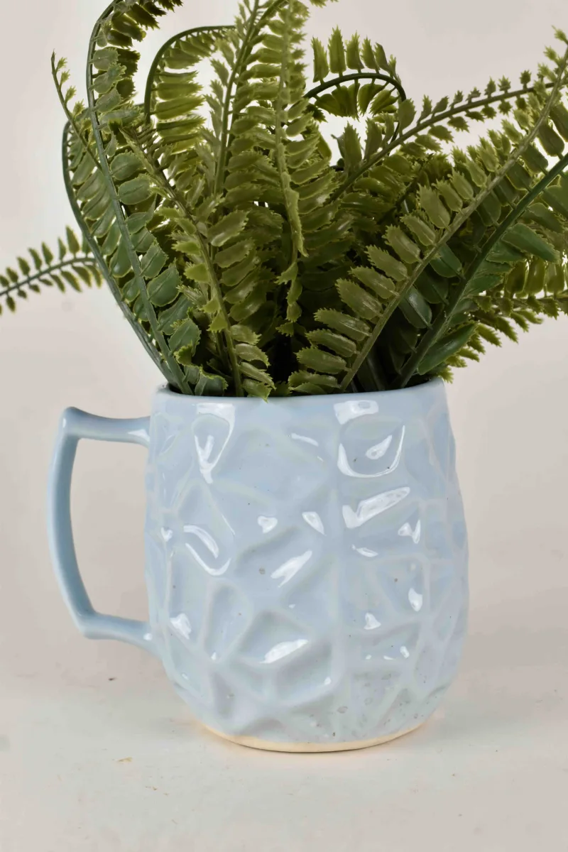 Classic Ceramic Planter — 6" Dia × 12" Height — Primary View