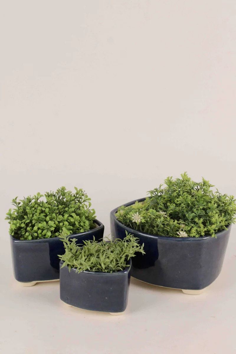 Classic Ceramic Planter — 6" Dia × 7" Height — Primary View