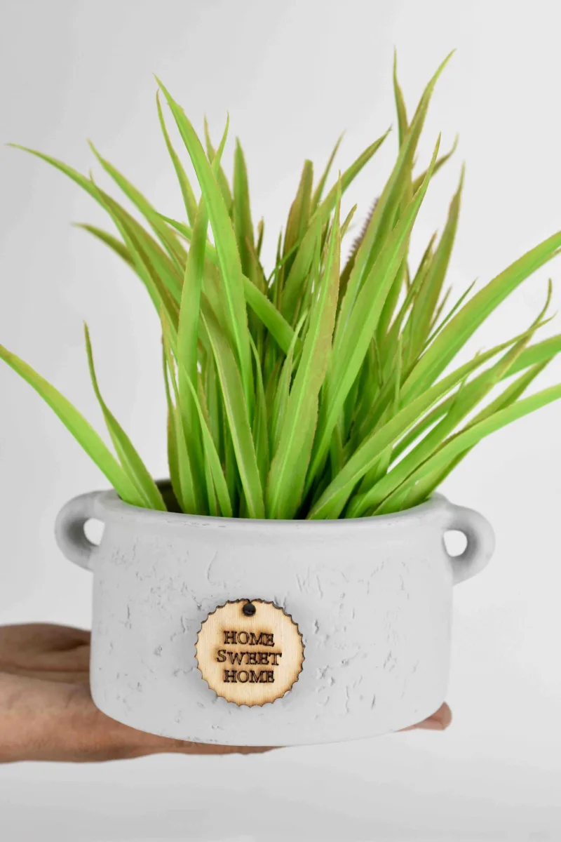 Classic Ceramic Planter — 5" Dia × 4" Height — Primary View