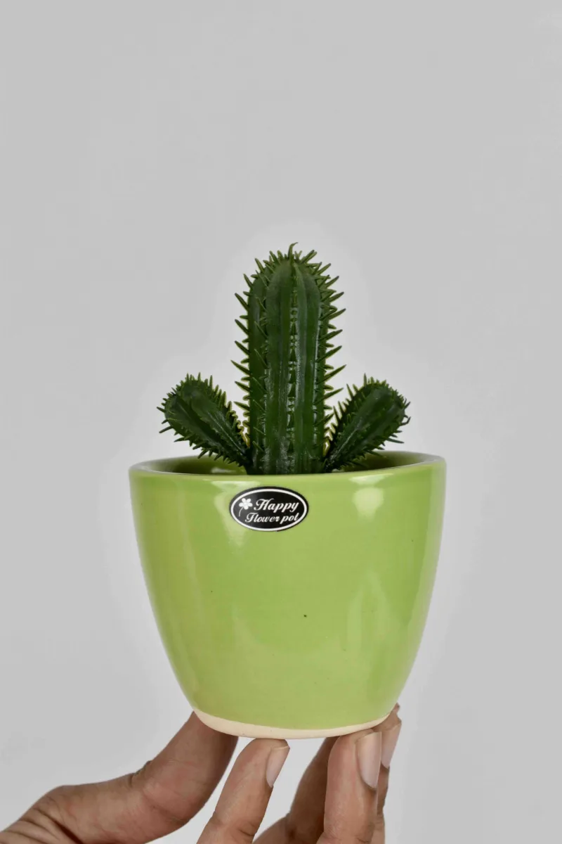Classic Ceramic Planter — 12" Dia × 10.5" Height — Primary View