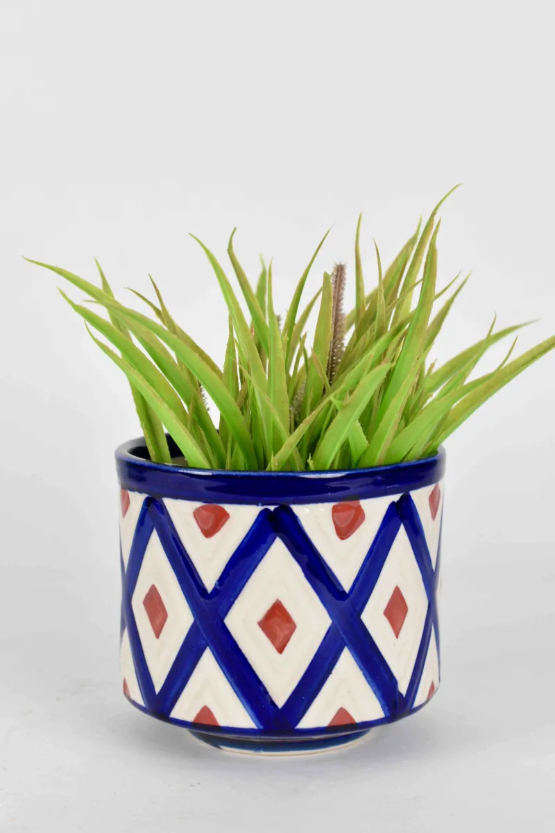 Classic Ceramic Planter — 5.5" Dia × 5" Height — Primary View