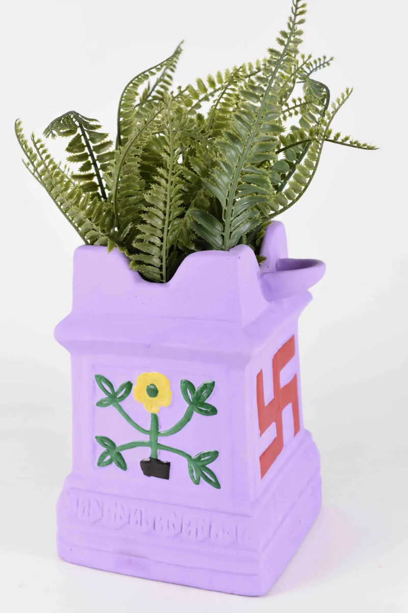 Classic Ceramic Planter — 4.5" Dia × 4" Height — Primary View