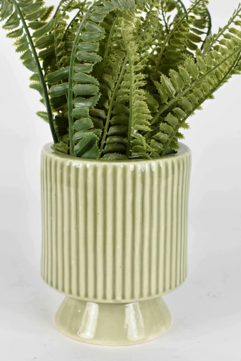 Classic Ceramic Planter — 4.5" Dia × 4" Height — Primary View