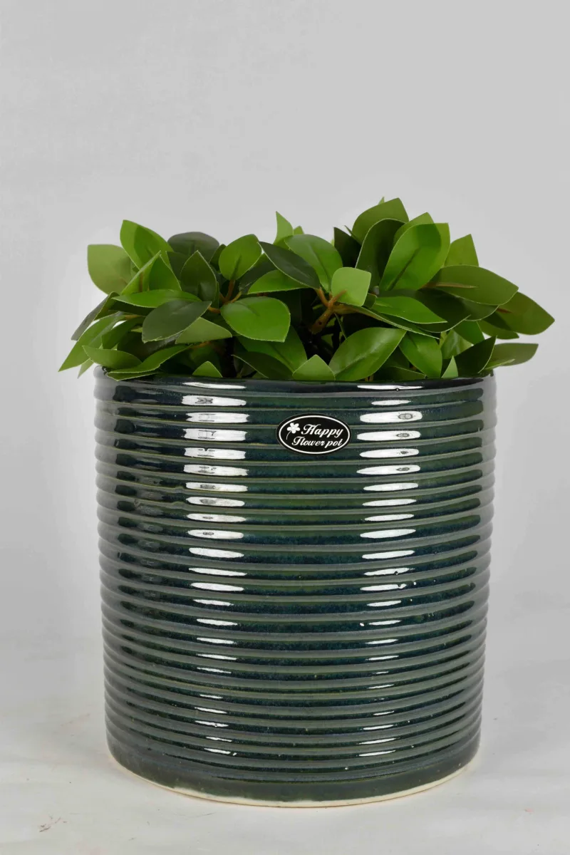 Classic Ceramic Planter — 7" Dia × 5.5" Height — Primary View
