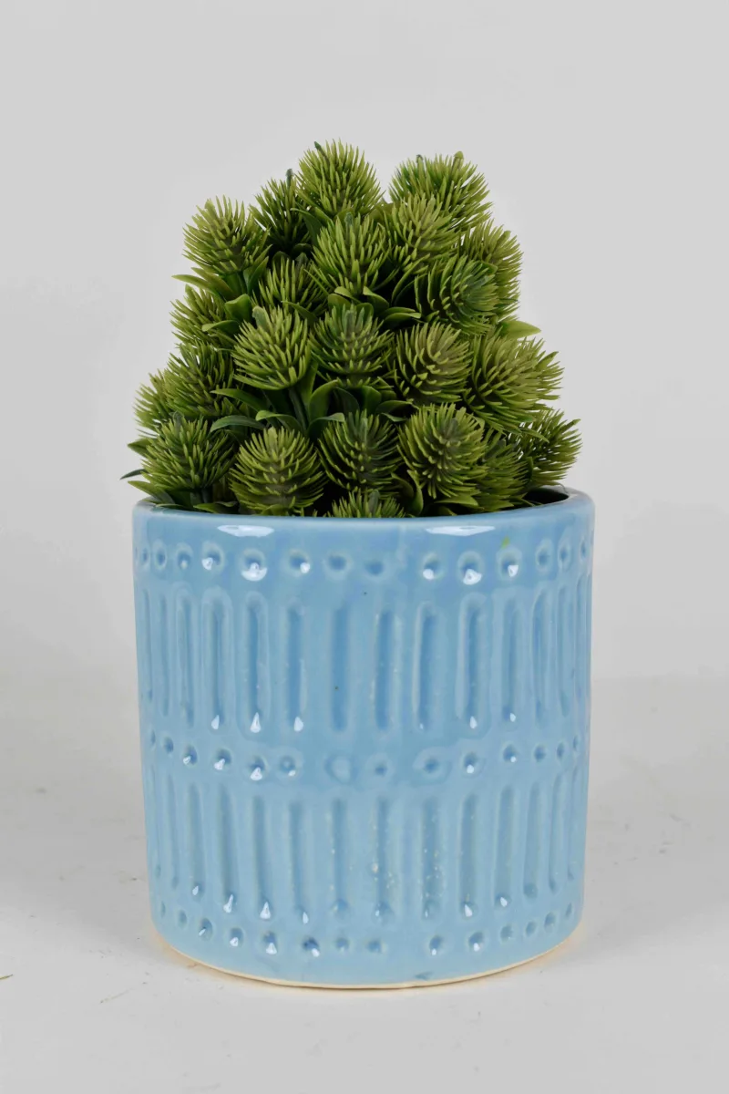 Classic Ceramic Planter — 4.5" Dia × 4" Height — Primary View