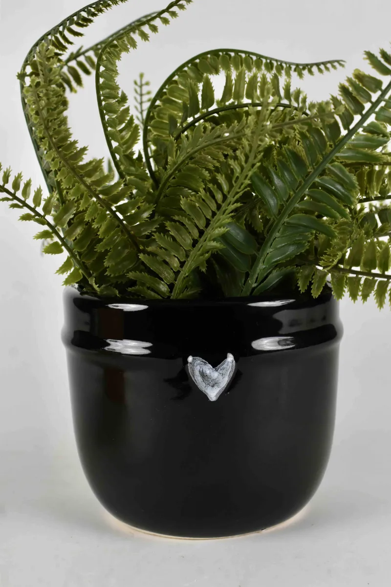 Classic Ceramic Planter — 4" Dia × 4" Height — Primary View