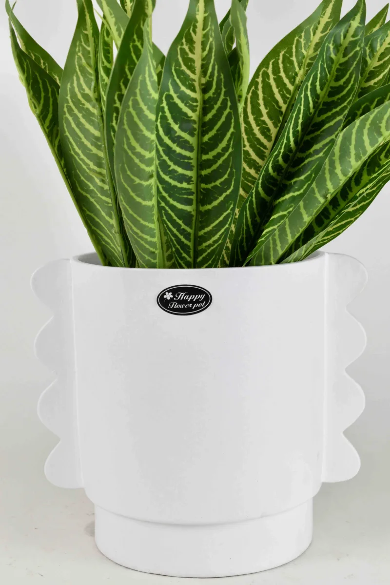 Classic Ceramic Planter — 3" Dia × 2.5" Height — Primary View