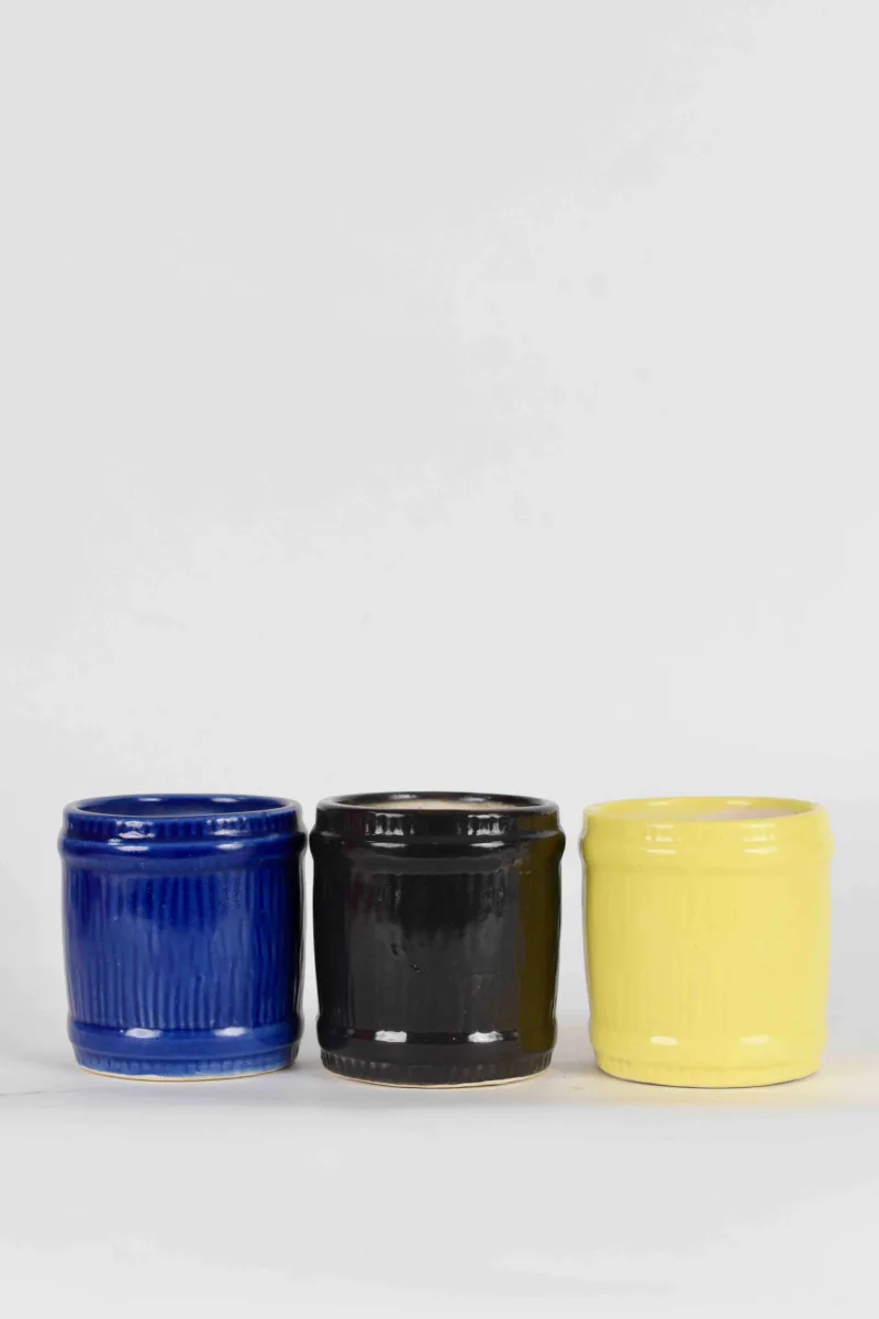 Classic Ceramic Planter — 7.5" Dia × 5" Height — Primary View