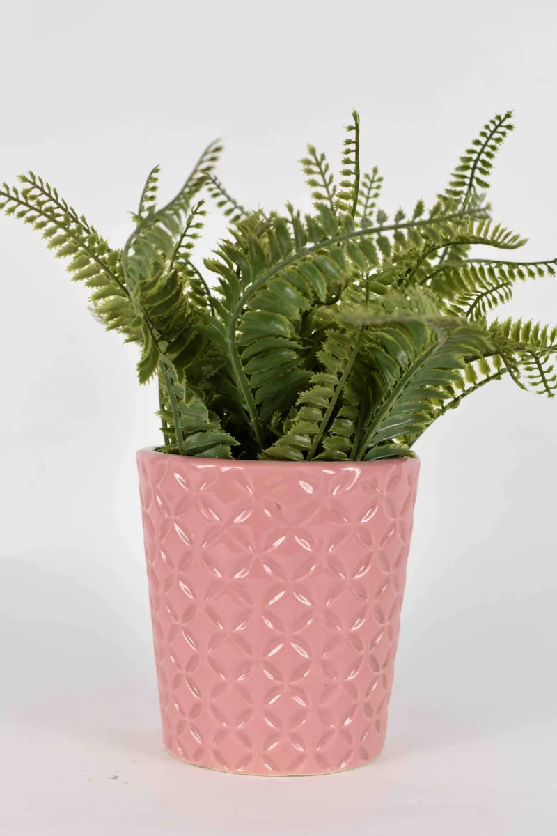 Classic Ceramic Planter — 5" Dia × 4" Height — Primary View
